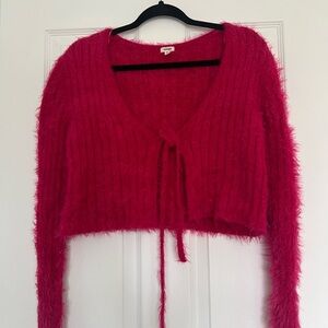 Garage fuzzy cardigan size M